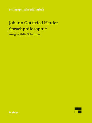 cover image of Sprachphilosophie